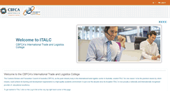 Desktop Screenshot of italc.edu.au